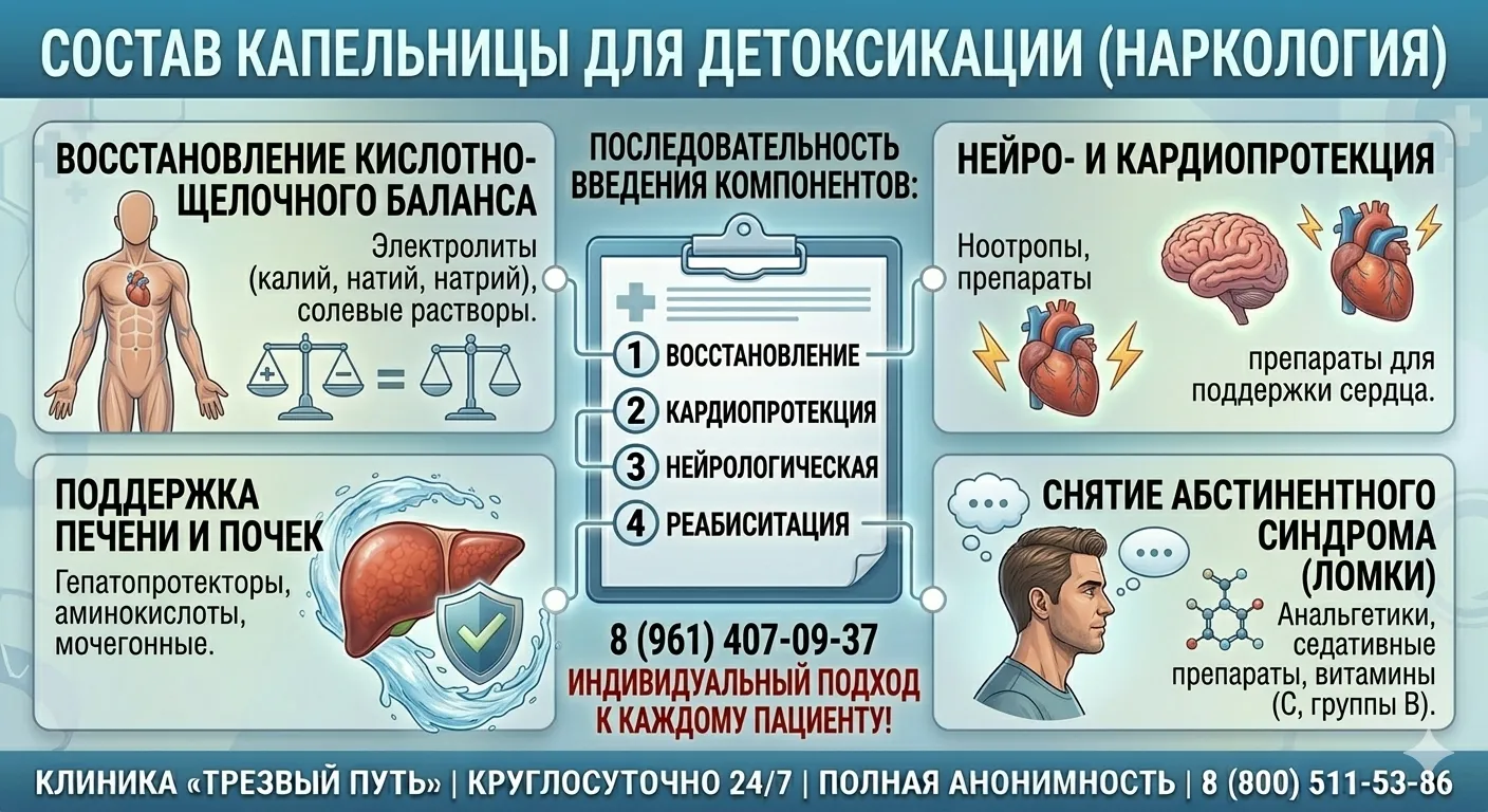 состав капельницы от наркотиков